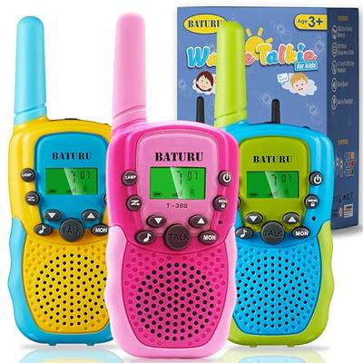 AIKTUPSY Walkie Talkies for Kids, Toys for 3-10 Year Old Boys Girls, Kids  Walkie Talkies 3 Miles Range 22 Channels 2 Way Radio Toy with Flashlight
