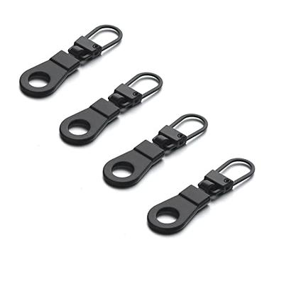 Small Zipper Pulls for Clothing, Perfect for Small Hole Zippers, Detachable Zipper  Pull Tab Replacement for Clothing Jackets Boots Purse 4PCS Gunblack
