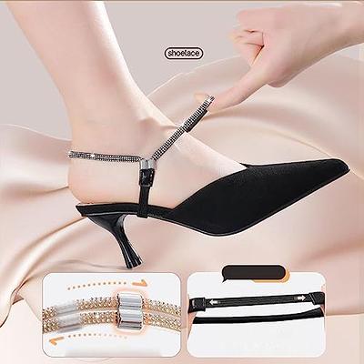 5 Pairs High Heel Anti Loose Straps Detachable Shoelace Accessories Elastic  Replacement Ankle Straps for Heels, Shoe Straps Heel Straps High Heel Shoe  Laces for Women, Light Pink, Black, Beige : Amazon.in: