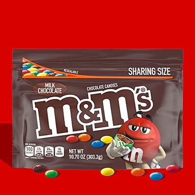M&M'S Peanut Milk Chocolate Fun Size Candy Bag, 10.57oz, Chocolate