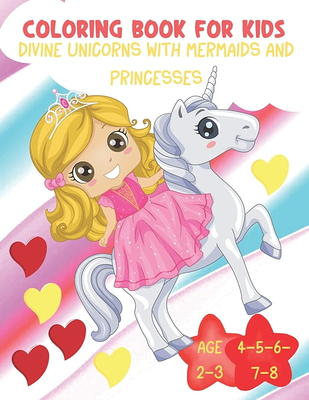 Unicorn coloring book for kids ages 4-8 US edition: Magical Unicorn Coloring  Books for Girls, Toddlers & Kids Ages 1, 2, 3, 4, 5, 6, 7, 8 ! (Paperback)