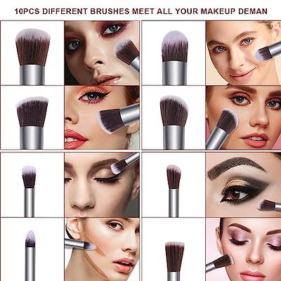 Unaone Eye Makeup Brushes Set, 12PCS Eyeshadow Brushes Set Professional,  Premium Synthetic Foundation Brush Blending Brush