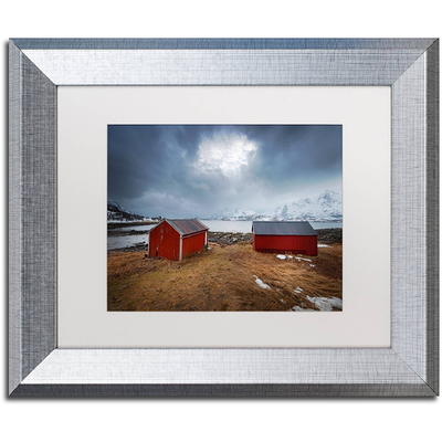 StyleWell Ash Modern Frame with White Matte Gallery Wall Picture