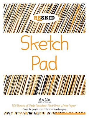 Reskid Drawing Paper Pad (12 x 18 inches) - 50 Sheets, 2-Pack Coloring Art  Pads for Kids, Sketch Kids (12x18) (12x18DRAWPAD)