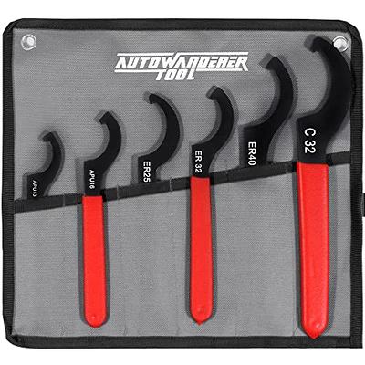 AutoWanderer Tool Universal Spanner Wrench Set 6Pcs Steel