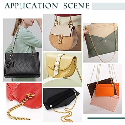 Bag Chain Strap, Metal Chain And Leather Shoulder Strap For Crossbody Bag,  Clutch Bag Accessory