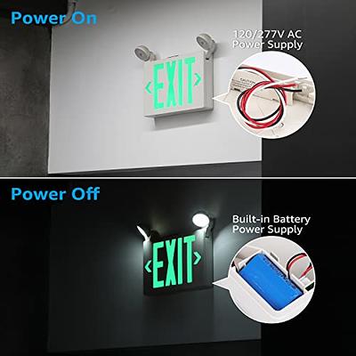 OTYTY Emergency Lights for Home Power Failure, LED Emergency Lights with Battery Backup, 2 Adjustable Heads Lamp