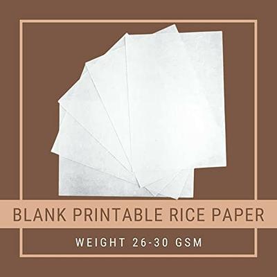 Mulberry Paper, Rice Paper for Decoupage, Art Tissue Washi Paper, Natural  Fiber Paper - A4-30 GSM - Yahoo Shopping