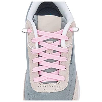 INMAKER No Tie Shoe Laces for Adults and Kids, Elastic Shoelaces for  Sneakers, Rubber Silicone Tieless Laces