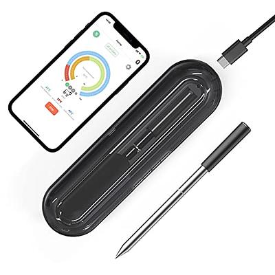 DOQAUS Digital Meat Thermometer, Instant Read Food Thermometer for Cooking  Kitchen Candy with Super Long Probe for Turkey Water Grill Smoker Oil Deep