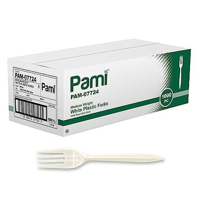 PAMI Medium Weight Disposable White Plastic Knives [1000-Pack] - Bulk  Individually Wrapped Knives For Parties, Weddings, Catering, Food Stands,  Takeaway Orders - Sturdy Plastic Silverware Knives - Yahoo Shopping
