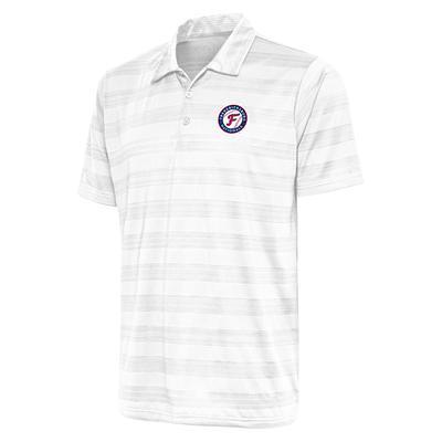 Chicago Cubs Antigua Motion Polo - White/Gray