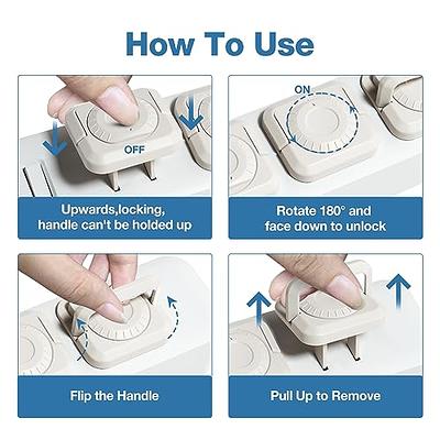 EUDEMON 1 Pack Baby Safety Electrical Outlet Cover Box Childproof