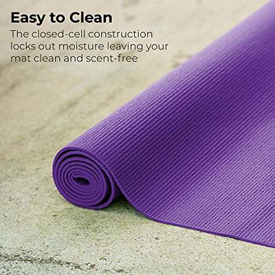  10-Pack Yoga Mat, 68 X 24 Non Slip Exercise Mat, 4mm Thick  Gym Mat For Fitness And Stretching, Bulk Non Toxic Yoga Mats For Schools  And Studios, Blue