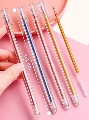 Strengthfully Glitter Gel Pen Set, Topsnova Glitter Gel Pen Set,  Strengthfully Gel Pen Set, Strengthfully Markers, Multi Colored Art Gel  Pens Fine