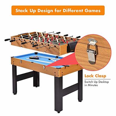 Giantex 10-in-1 Combo Game Table Set, Multi Game Table for Home, Game Room  