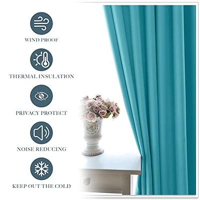 RYBhome Blackout Waterproof Outdoor Curtain for Patio/Front Porch