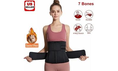 YIANNA Waist Trainer for Women Underbust Latex Sport Girdle Corsets Cincher  Hourglass Body Shaper, (Rose, L) - Yahoo Shopping