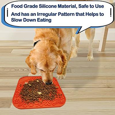 Femont X Large Licking Mat for Dog,Slow Feeder Mat with 165 Strong Suction  Cups for Peanut Butter,BPA Free Lick Pad for Pet Relieving  Anxiety,Boredom,Grooming,Training(Purple,1 Spatula,1 Brush) - Yahoo Shopping