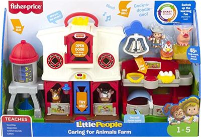 Fisher-Price Little People Toddler Playset Light-Up Learning Camper Toy  With Smart Stages, Figures & Accessories For Ages 1+ Years