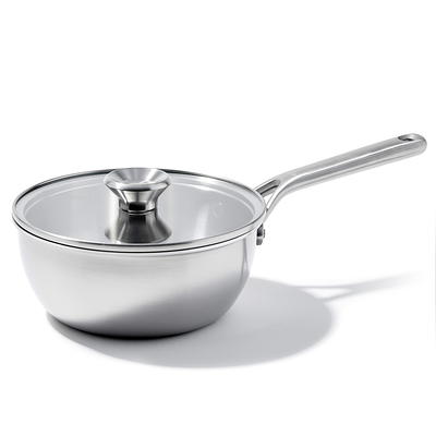 Circulon SteelShield C-Series 2qt Clad Tri-Ply Nonstick Saucepan with Lid