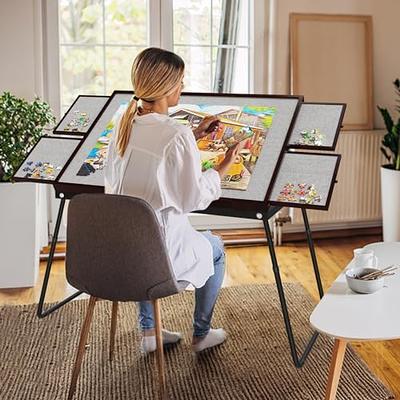 JoyBerri Jigsaw Puzzle Table/Rolling Puzzle Desk - 1500 Piece