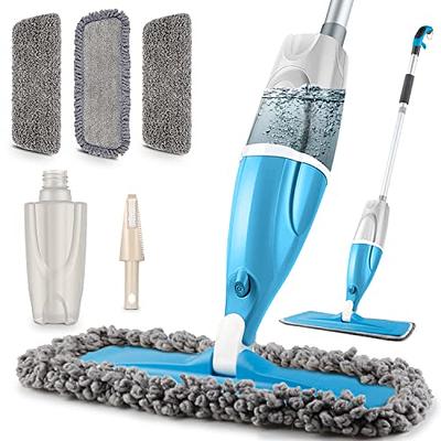 MR.SIGA 18 Professional Microfiber Mop for Floor Cleaning, Stainless Steel  Telescopic Handle, Includes 2 Washable Premium Microfiber Mop Pads, 1 Scrub  Cloth and 1 Dust Cloth - Yahoo Shopping