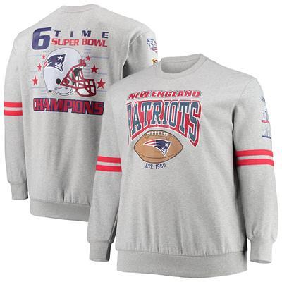 Dallas Cowboys Mitchell & Ness Big & Tall Pullover Sweatshirt - Royal/Gray