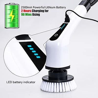 Scrubber Electric Cleaning Brush Battery Operated for House Kitchen  Bathroom Car