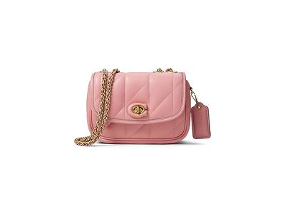 COACH Quilted Pillow Leather Hayden Crossbody Bubblegum One Size