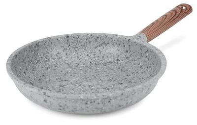 Easy Chef Always, Nonstick Frying Pan Skillet, 10inch, Non Stick Granite Gray Coating, Egg Pan Fry Pan Omelet Pan Healthy Stone Cookware Chef’s Pan