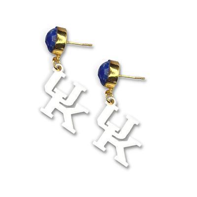 Sterling Silver University of Kentucky UK Logo Charm