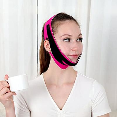 Reusable V Line Mask - Double Facial Slimming Strap, Face Lifting