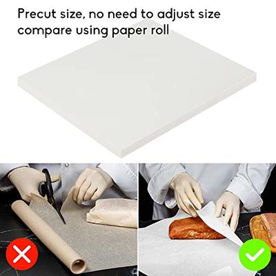 NEBURORA 100Pcs White Butcher Paper Sheets No Wax Disposable Butcher Paper  Precut Square Wrapping Paper for Smoking Meats, Butcher Paper for