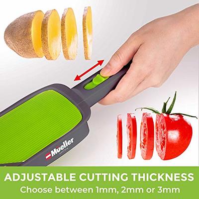 SUPMAKIN Safe Mandoline Food Slicer, Kitchen Multi Vegetables Chopper,  Potato Slicer | French Fry Cutter & Veggie Dicer, Chopping Artifact for  Fast