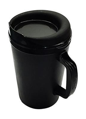 20 oz Thermoserv Foam Insulated Coffee Mug Black/Green Two Pack