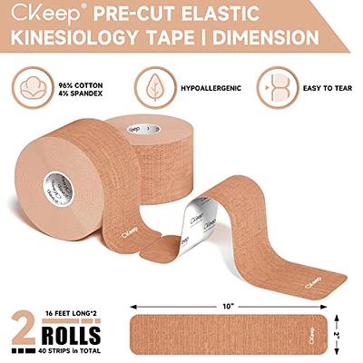 Waterproof Kinesiology Tape -4-Rolls-Joints Support & Muscle Pain