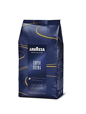 Lavazza Super Crema Whole Bean Coffee Blend, light-Medium Espresso Roast,  2.2 Pound (Pack of 1) ,Premium Quality, Aromatic, Mild and creamy - Yahoo  Shopping