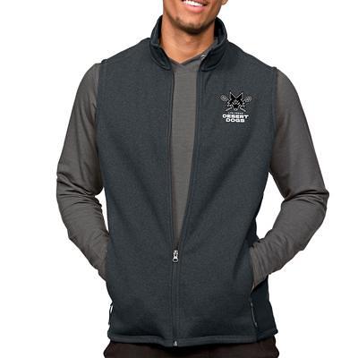 Las Vegas Raiders Antigua Victory Pullover Hoodie - Heather Gray