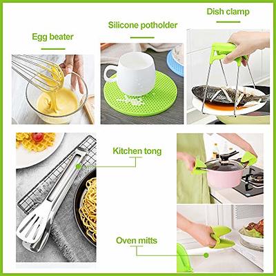 17 Pcs Accessories for Instant Pot, EAGMAK 6, 8 Qt Pressure Cooker  Accessories - 2 Steamer Baskets, Non-stick Springform Pan, Egg Bites Mold,  Egg Rack, Steamer Trivet, Egg Beater, Oven Mitts (Green) 