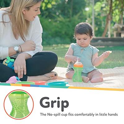 Nuby 2 Pack No Spill Printed Thirsty Kids No-Spill Sip-it Sport Cup with  Soft