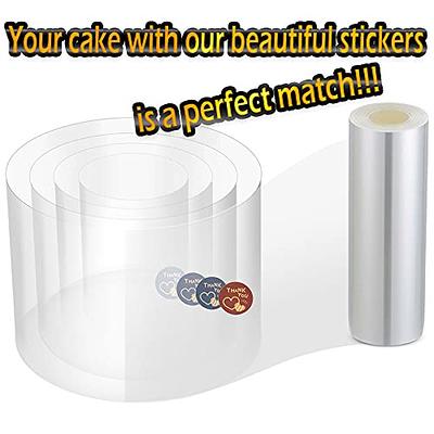 Acetate Cake Collar 6 X 394 Inch Clear Acetate Roll For Baking Mousse Cake  Plast