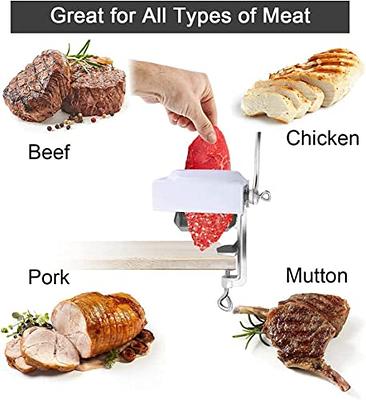 Meat Tenderizer Stainless Steel - Premium Classic Meat Hammer - Kitchen Meat Mallet - Chicken, Conch, Veal Cutlets Meat Tenderizer Tool - Meat