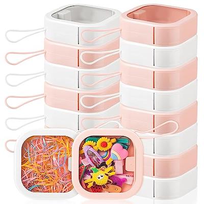 Pinkunn 16 Pieces Hair Tie Organizer Portable Hair Accessory Storage  Containers Travel Organizer Box Stackable Hang Cotton Swab Dispenser Holder  for Baby Girl Women Small Items, Pink, White 1 - Yahoo Shopping