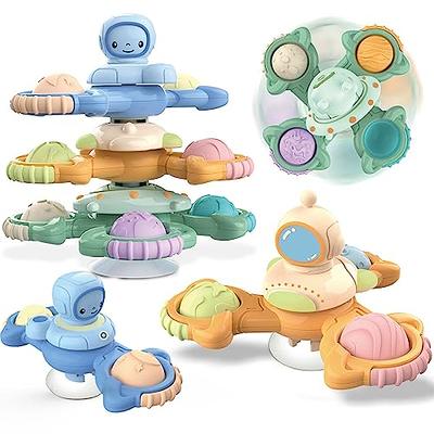 Baby Suction Cup Toys, 9 Pieces Animal Sucker Toys, Soft Silicone