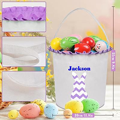 Touber Personalized Easter Basket for Kids, Easter Bunny Basket Gifts Ideas Personalized  Easter Gifts for Girls Boys Easter Hunt Basket Easter Basket Bags for Kids  Easter Baskets Empty - Purple - Yahoo Shopping