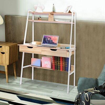 Computer Desk Laptop Pc Study Table Office Desk Home Furniture Workstation  Shelf