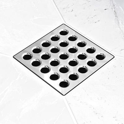 Jones Stephens D50111 Shower Drain with Strainer,PVC,2x3