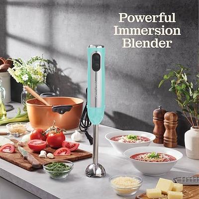 Elite Gourmet 5 Speed Hand Mixer with Beater Strage 