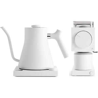 Small Electric Kettles Stainless Steel for Boiling Water, 0.6L Travel Mini Hot Water Boiler Heater, Double Wall Cool Touch Portable Teapot